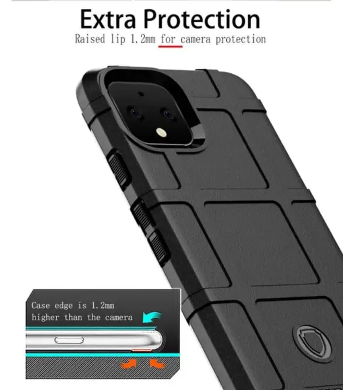 Google Pixel 4XL Back Mobile Phone Case Rugged Fiber Shield Matte