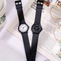 Simple Plastic Band Quartz Watch For Men. 