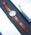BINLUN Quick Release Leather Watch Band 12/14/16/17/18/19/20/21/22/23/24mm Watch bracelet Genuine Calfskin Watch Strap Men Women. 
