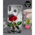 Soft Back Cover Case for Huawei Honor 8C, Flexible Shell, Digital Print, Full Button Access. 