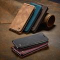 CaseMe High Quality Retro Magnetic Flip Leather Case for Samsung Galaxy S25 S24 S23 S22 S21 S20 Ultra FE S10 S9 S8 Plus S7 Edge Phone Coque. 