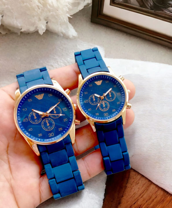 Couple%20Watch%20Rubber%20Chain%20Strap%20Puch%20Button%20Lock%20-%20Image%203