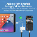 ARMICO 3 in 1 USB Camera Adapter USB 3.0 OTG Cable adapter with USB Power Interface Data Sync Charge Cable No App Required Lightning to USB Female Adapter Compatible for iPhone/iPad Supports Flash Drive,Card Reader, MIDI Interface. 