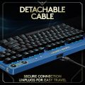 Logi tech G PRO Mechanical Gaming Keyboard - Ultra-Portable Tenkeyless Design, Detachable USB Cable, LIGHTSYNC RGB Backlit Keys, Official League of Legends Edition. 