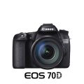 DSLR CAMERA 70D WITH KIT LENS. 