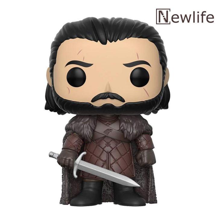 Newlifestyle Funko Game of Thrones Jon Snow Action Figure Model for Kids Collection Toy