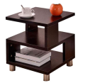 Skyrise sofa modern end side coffee table with storage shelf living room furniture in Ready To Assemble Form. 