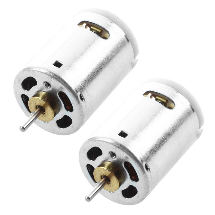 QUANBU 2X DC 12V 1-1.2A 15000RPM High Torque Electric Motor for DIY car Toys