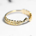 Party Ring Rice Cob Fashion Appearance Bright Luster Finger Ring. 