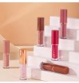 03 Piece set  waterproof long lasting lip gloss cosmetics liquid lipstick high cleaning. 
