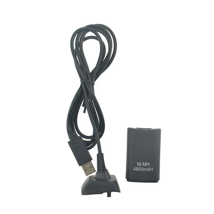 Rechargeable%20Battery%20Pack%204800mah%20&%20Cable%20Kit%20For%20Xbox%20360%20Wireless%20Controller%20-%202%20IN%201%20-%20Image%206