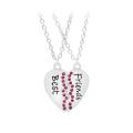 New Combination Broken Heart 2 Pieces 3 Pieces Pendant Necklace Forever Friend Ms. Jewelry Necklace Girlfriend. 