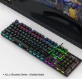 Keyboard Gaming Mechanical (Aula S-2022 Blue Switch) 20 dazzle effects clicker sound RGB mechanical keyoard. 