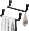 Premium Stainless Steel Over-the-Cabinet Door Towel Rack  High-Quality Space Saver for Kitchen & Bathroom. 