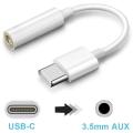 USB Type C To 3.5mm Earphone Jack Adapter Converter Aux Audio Cable Headphone For All Android Phones. 