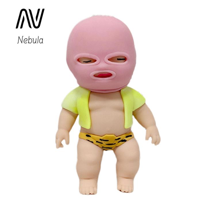 Nebula Supreme Bandit Squeeze Toy Slow Rebound Toy with Removable Headgear Stress Relief Sensory Fidget Toy for Kids Adults Birthday Gift Adult Bandit Squeeze Toy