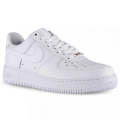 Air Force 1 Pure White Sneakers For Men and Women Stylish Design Full White Party and Casual Shoes For Girls and Boys. 