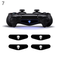 DATA FROG 4PCS LED Light Bar Sticker For PS4 Controller Gamepad Decal Skin Stickers For Playstation 4 Controller Accessories. 