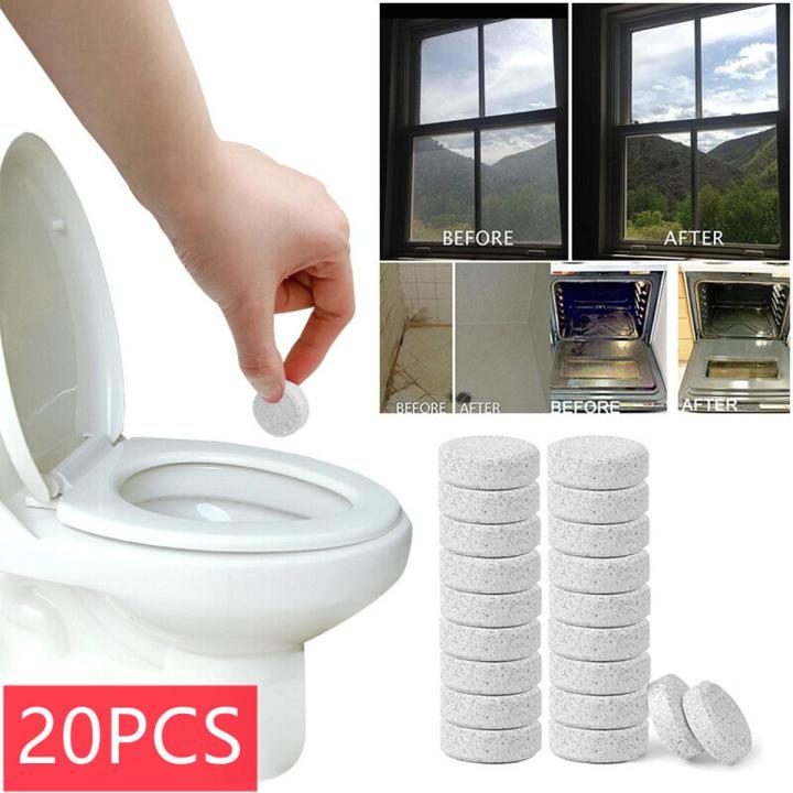 20pcs Multifunctional Clean Spot Effervescent Spray Cleaner Fast Remover Concentrate Home Bathroom Toilet Floor Cleaning Tools