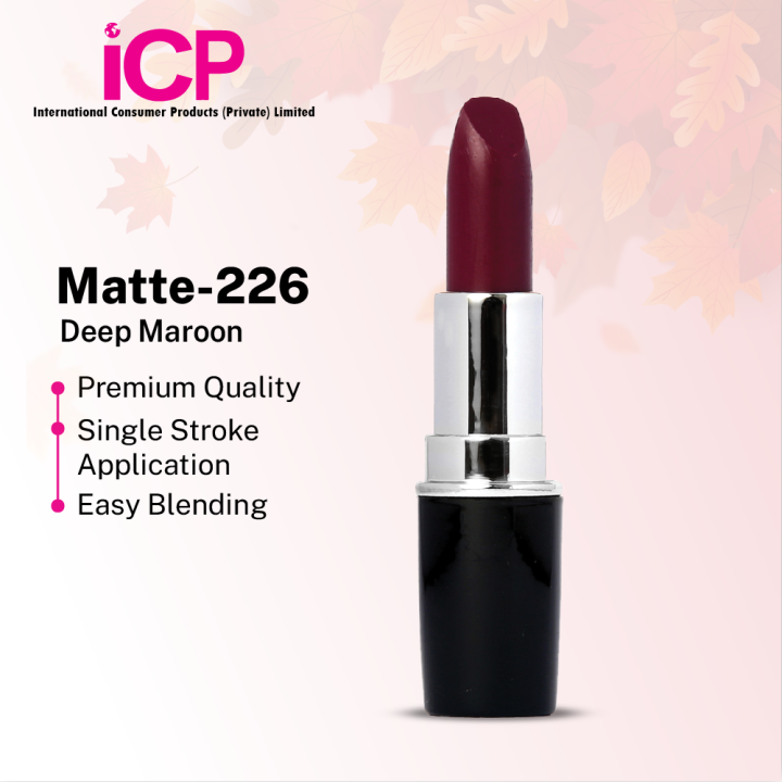 Swiss%20Miss%20Lipstick%20Deep%20Maroon%20(Matte-226)%20-%20Image%202