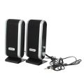 1 2 Pcs USB Power Computer Speakers 3.5Mm With Ear Jack Laptop Stereo Sound Wired Speaker Amplified Speakers For Laptop Computer. 