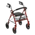 lifecare Enterprises Drive Medical Four Wheel Walker Rollator with Fold Up Removable Back Support,. 