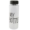 Techmanistan My Bottle Printed High Quality Plastic Water Bottle 500ml, Transparent Water Bottle, Portable Clear Glossy Plastic Bottle. 