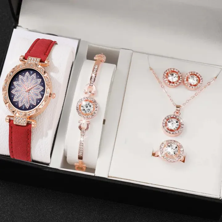 6-piece%20Luxury%20Watch%20and%20Jewelry%20Set%20for%20Women,%20Quartz%20Watch%20with%20Diamond%20Necklace%20and%20Bracelet%20-%20Image%203
