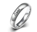 [ New ] Harry Potter Ang Deathly Hallows Logo Ring  ALWAY Ring   Couple's ring   Titanium Steel Men and Women Couple Rings. 