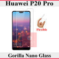 Huawei P20 Pro Unbreakable Gorilla Flexible Nano Glass Premium High Quality Screen Protector For Huawei P20 Pro. 