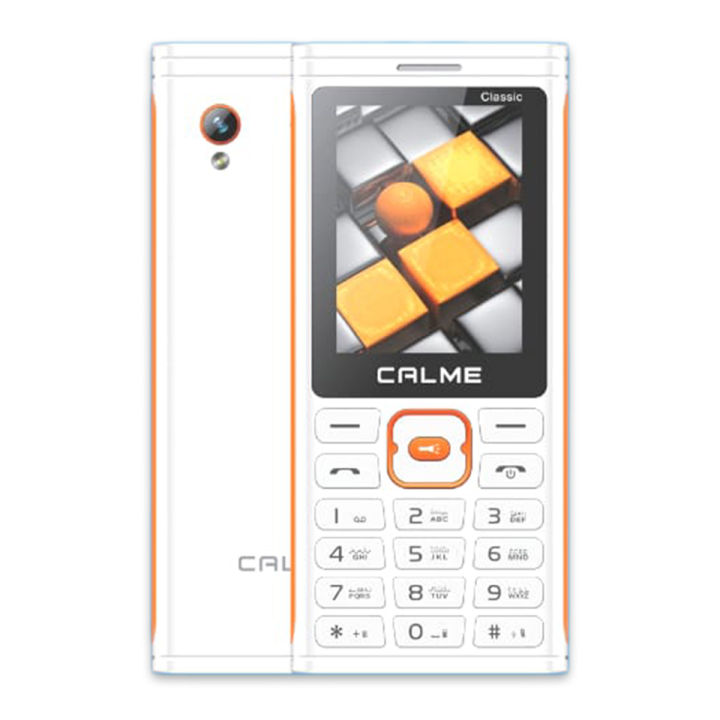 Calme Classic Pro - Ultra Slim - 2.4 Inch LCD - Dual Sim - PTA Approved with 1 Year Brand Warranty - Auto call recording - Wireless FM radio - Bluetooth - Memory card Supported - Save Contacts with Emoji - Beautiful Design