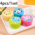 (New)4Pc/and Cartoon Ace Botta Mini Bento Box Animal Friend roy Box Tomato Ace Honey alad Ace Container Bento Box Acceorie. 