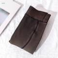 Fleece Lined Tights Stockings for Women Translucent Fleece Winter Warm Tights High Waist , Black Translucent, 200g With feet. 