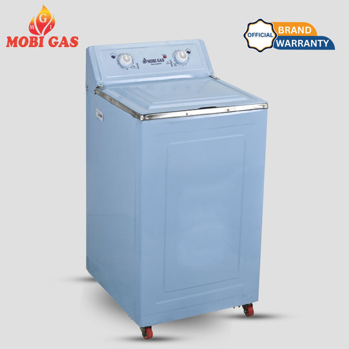 Mobi Gas MWM-665 Best Wash Washing Machine 7KG &ndash; Pure Copper Motor | Rust-Proof Metal Body | Double Storm Pulsator | Energy Saving | Semi Automatic Washer with Buzzer Alert