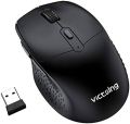 VicTsing 2.4G Silent 6 Buttons Rechargeable Wireless Mouse Computer Mouse Adjustable 2400 DPI USB Optical Cordless Mice For Laptop. 
