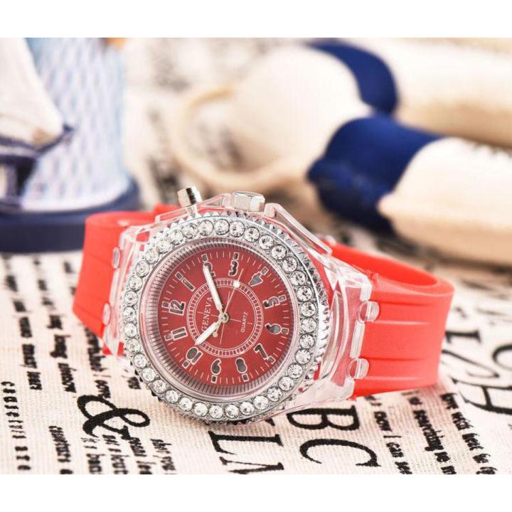 Led flash luminous watch best sale