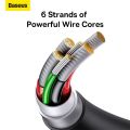 Baseus Supervooc PD65W USB To Type C Cable,  6.5A Fast Charging Smart Phone Data Cable. 