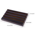 Challenge Coin Display Stand Rack Coin Holder 4-Row Torched Wood Challenge Coin Display Holder Stand. 