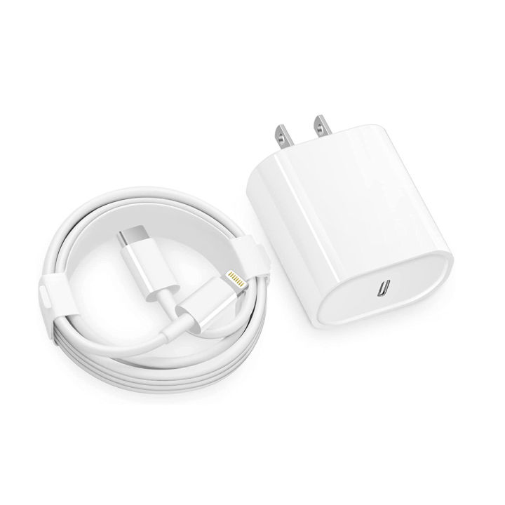 iPhone 20W Fast Charger with Type-C to Lightning Cable for All