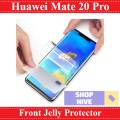 Huawei Mate 20 Pro Front Jelly Protector Clear Soft Protection Film Transparent Hydrogel Film Protector For Huawei Mate 20 Pro. 
