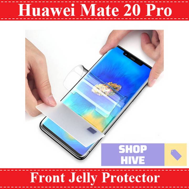 Huawei Mate 20 Pro Front Jelly Protector Clear Soft Protection Film Transparent Hydrogel Film Protector For Huawei Mate 20 Pro