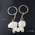 Pair Couples Couple KeyRing Metal  Car Key Chain Activity Gif  key chain. 