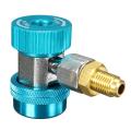 Car Auto Air Conditioning AC R134a Quick Connector High Low Adapter Coupler HVAC. 
