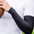 One Pair of Arm Sleeves Cover for Adults Stretchable Fabric Free Size Fits the Most. 