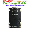 PD 65W Fast Mobile Charging Module Type-C Interface DC8-32V Supports 3.25A PD3.1 QC3.0 QC4.0 SCP FCP PPS Apple Samsung Fast Charging. 