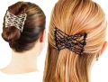 EZ Comb Magic Hair Beads Comb Elastic Hair Double Clips for Women Girls. 
