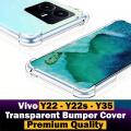 Vivo Y22 | Vivo Y22s | Vivo Y35 Back Cover Transparent Extra Bumper Anti Shock Soft Crystal Clear Case For Vivo Y22 | Vivo Y22s | Vivo Y35. 