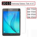 Samsung Galaxy Tab A 2015 9.7 Inch T550 / T555  Glass Screen Protector - Transparent. 