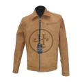 Classic Suede Trucker Jacket For Men. 