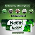 Green Valley Neem Toothpaste - 185g Herbal | Fluoride-Free | 5 Herb Protection | 100% Vegetable-Based | Export Quality. 